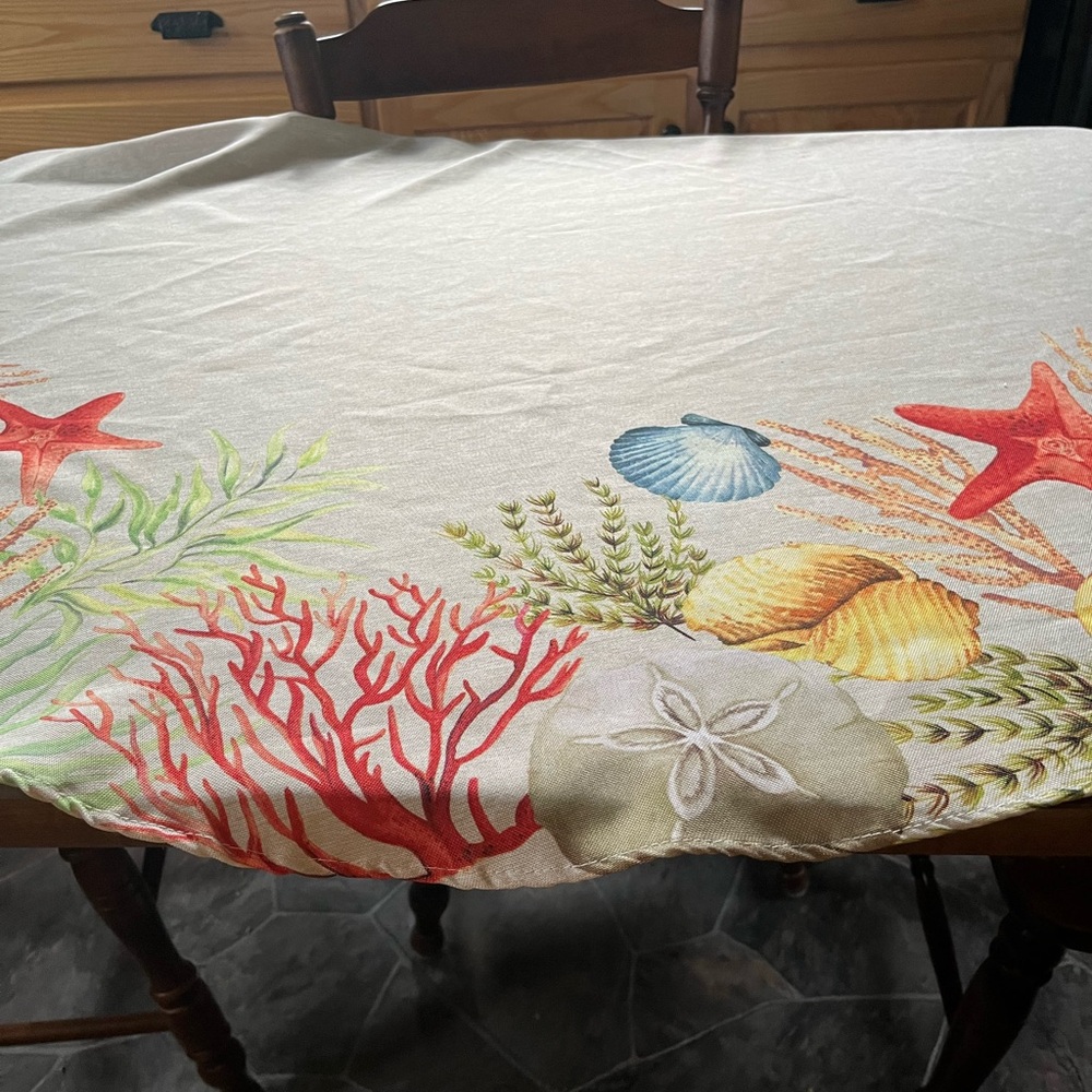 Beach tablecloth